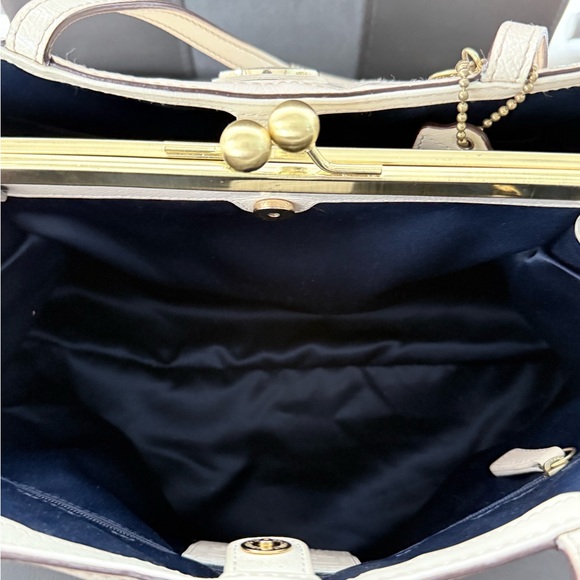 Coach Kristin Embossed Signature Kisslock Doctor Bag - Picture 10 of 13